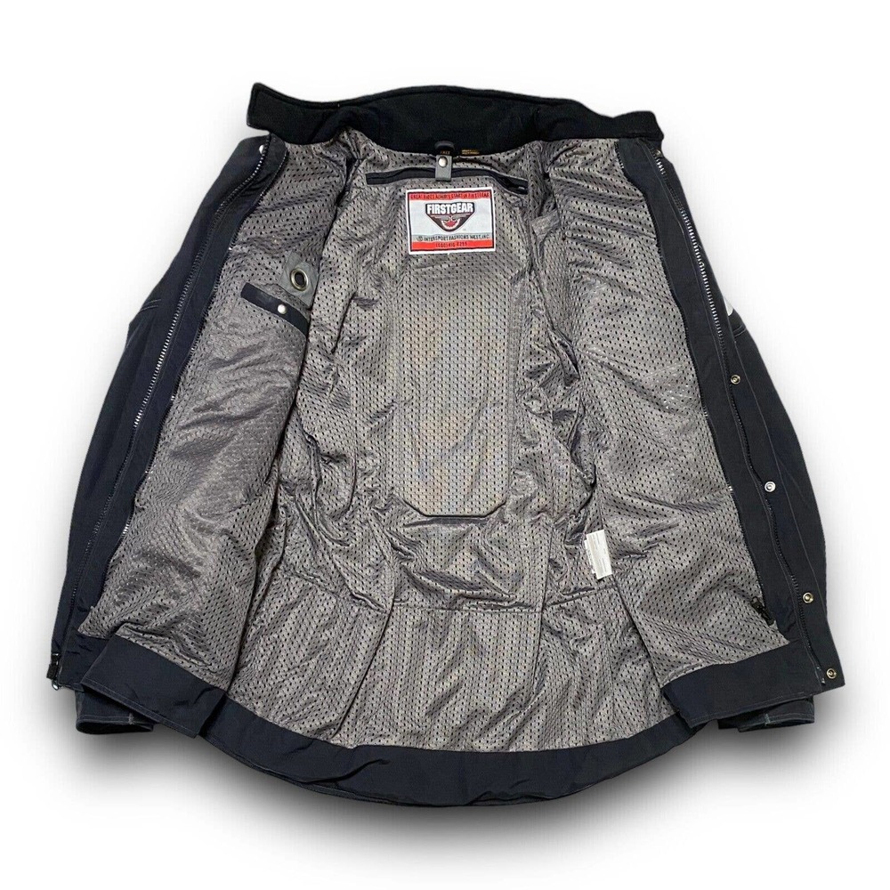 First Gear Mens Kilimanjaro Hypertex Padded Heavy Motorcycle Jacket Size 2XLT - Picture 4 of 14